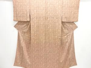 草花模様小紋着物